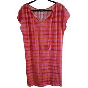 Tommy Bahama Dress Women XS Linen Blend Beach Cruise Vacation Soft Resort